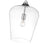 Z-Lite Joliet 1 Light Pendant in Chrome/Clear