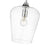 Z-Lite Joliet 1 Light Pendant in Chrome/Clear