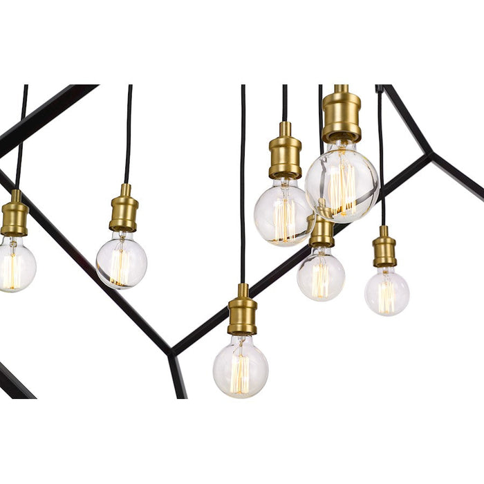 Z-Lite Vertical 7 Light 47" Pendant