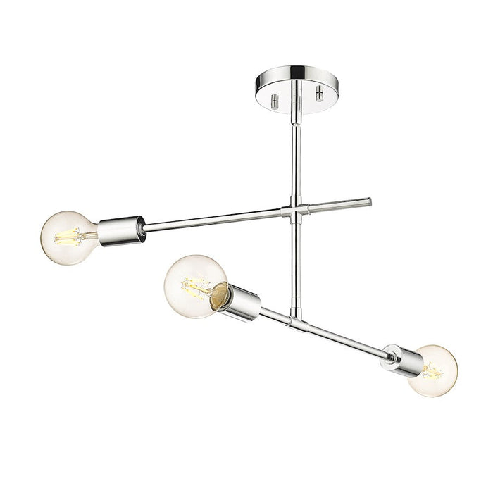 Z-Lite Modernist 3 Light Semi Flush Mount