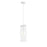 Z-Lite Contour 1 Light 16.75" Mini Pendant, White, Gloss White