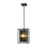 Z-Lite Infinity 11.75" Mini Pendant, Misty Charcoal, Smoke