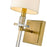 Z-Lite Sophia 1 Light 20" Wall Sconce, Rubbed Brass/White